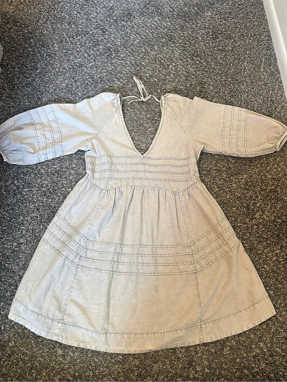 Free People Women’s XS Gray Casual Dress